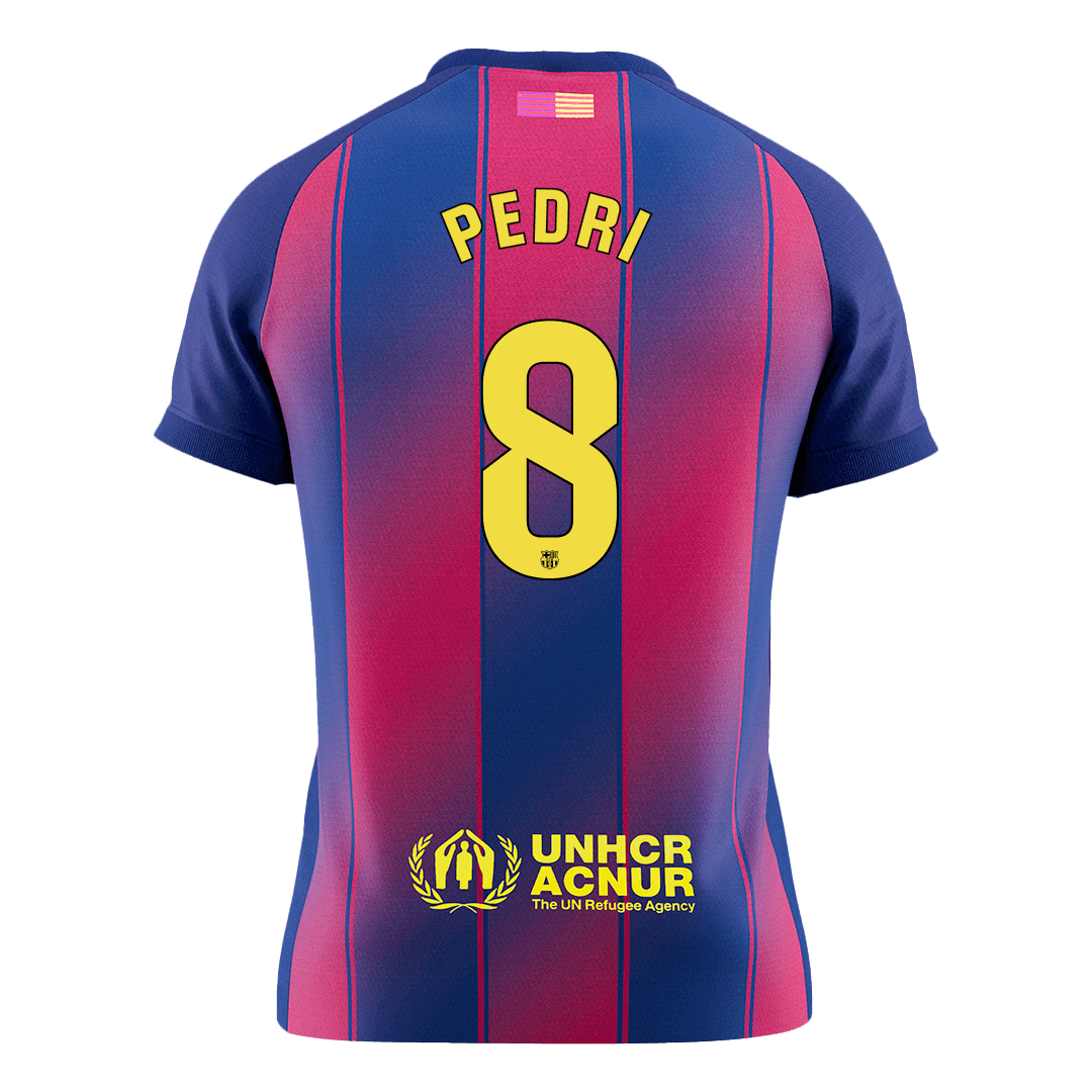 PEDRI #8 Barcelona Home Soccer Jersey 2025/26