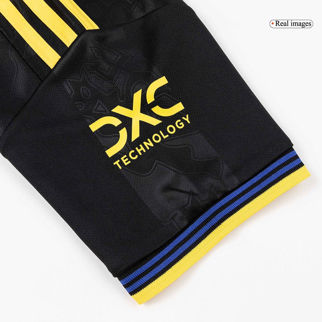 Manchester United Third Away Kids Soccer Jerseys Full Kit 2025/26