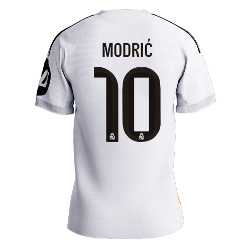 MODRIĆ #10 Real Madrid Home Authentic Soccer Jersey 2025/26