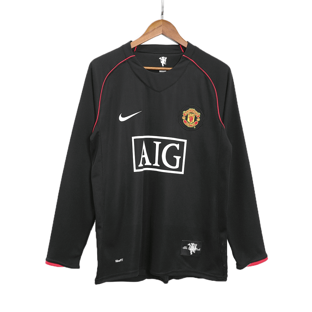 Vintage Soccer Jersey Manchester United Away Long Sleeve 2007/08