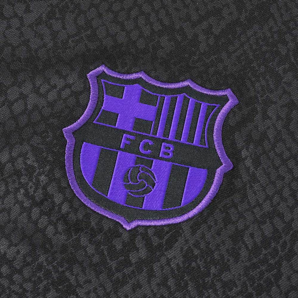 Barcelona 1/4 Zip Tracksuit 2025/26 Kids Black