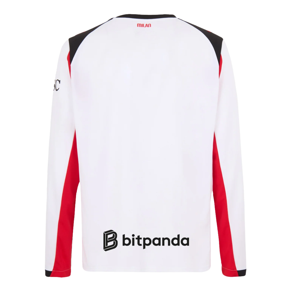 AC Milan Away Long Sleeve Soccer Jersey 2025/26