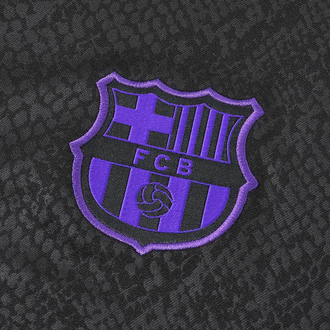 Barcelona 1/4 Zip Tracksuit 2025/26 Black