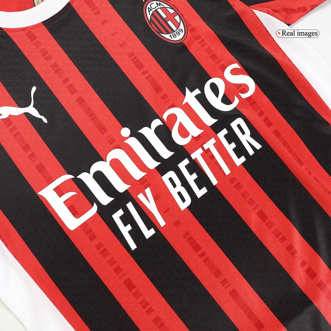 MORATA #7 AC Milan Home Authentic Soccer Jersey