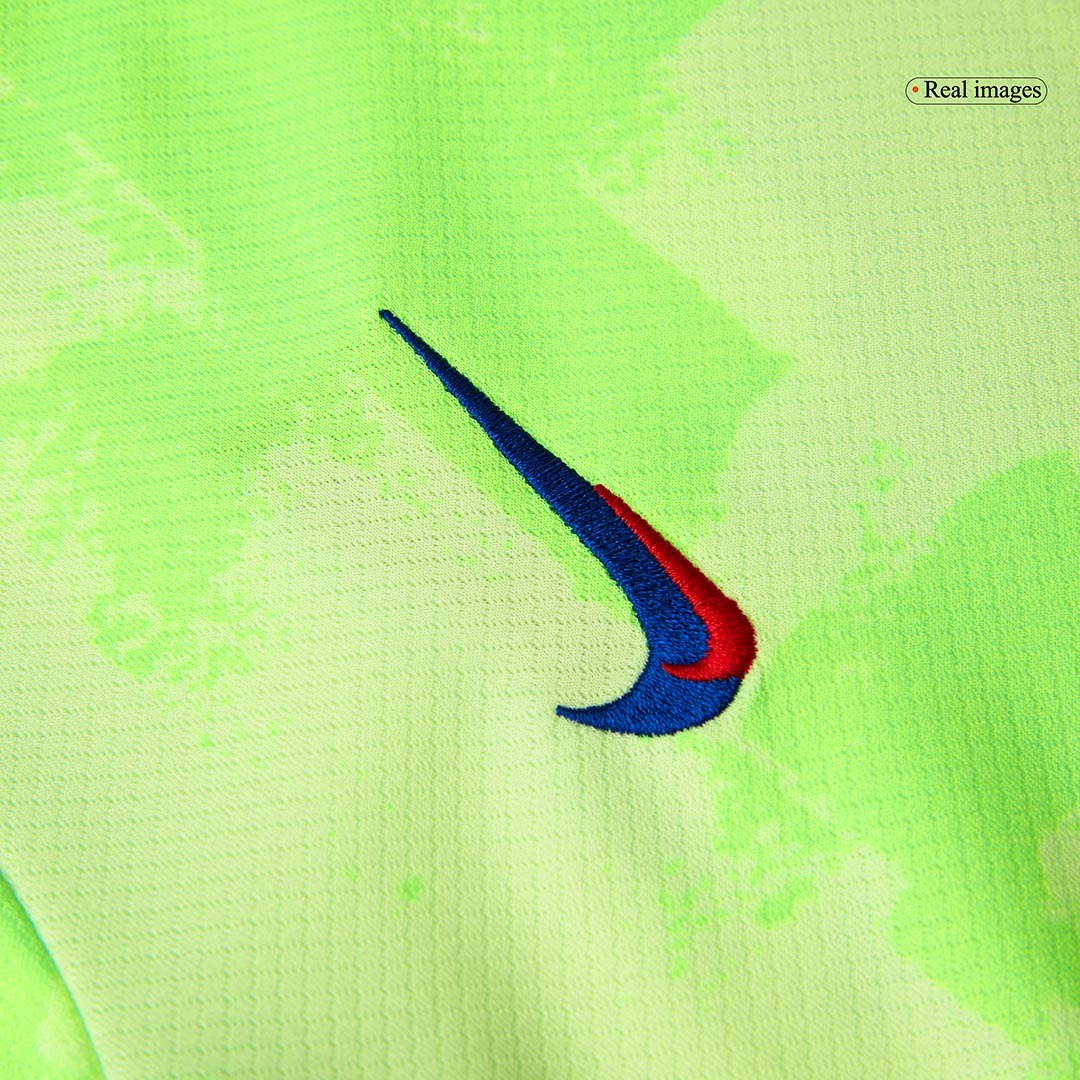 Barcelona Third Away Kids Soccer Jerseys Kit - UCL (Spotify Logo Without Text)
