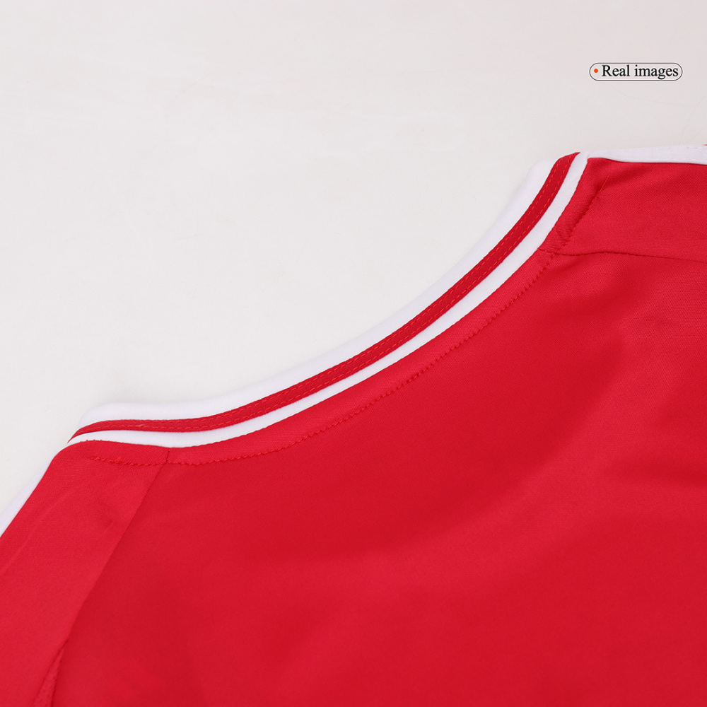 Manchester United Home Long Sleeve Soccer Jersey