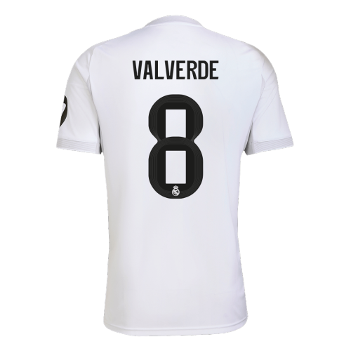 VALVERDE #8 Real Madrid Home Soccer Jersey 2025/26