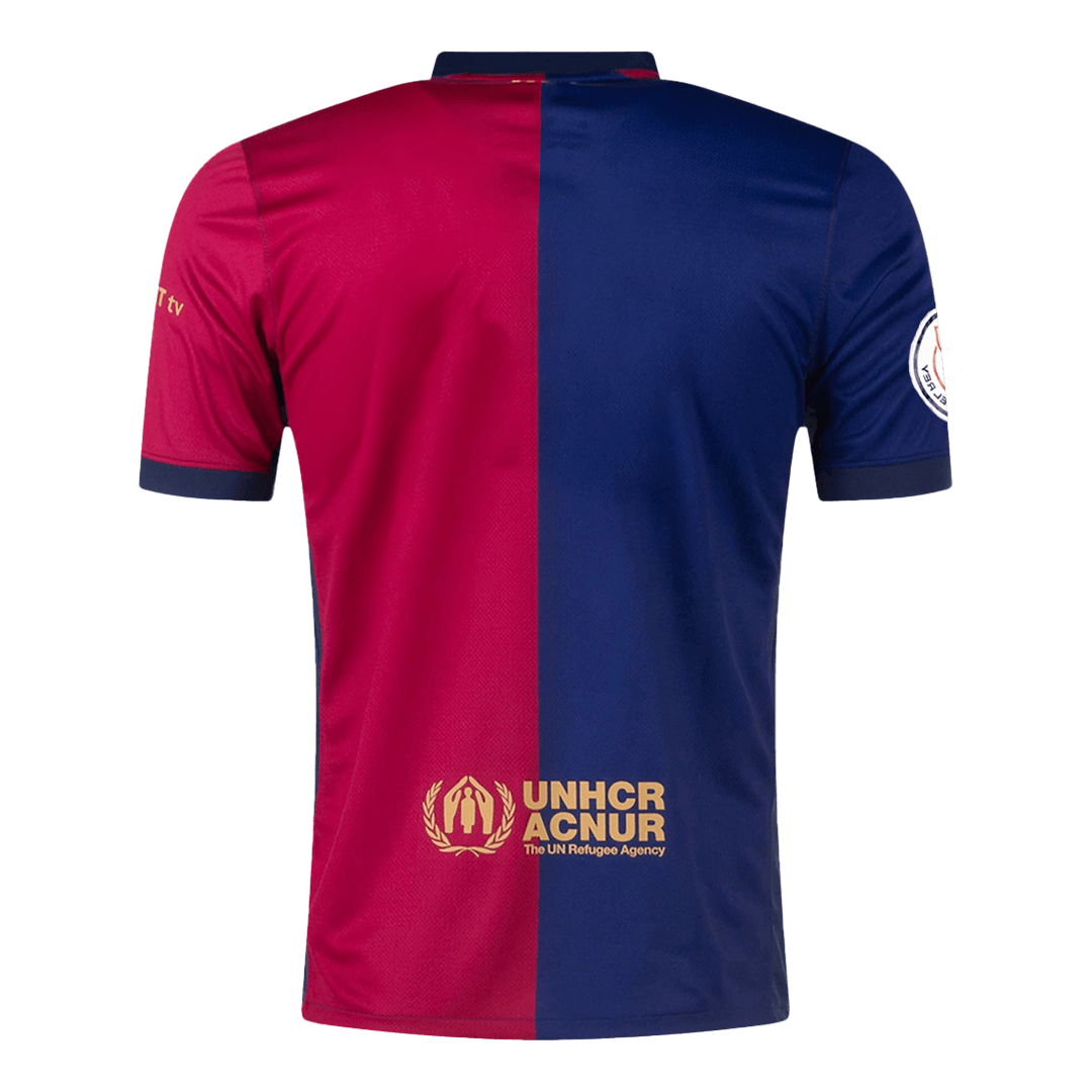 Barcelona Home Soccer Jersey - Copa del Rey Final