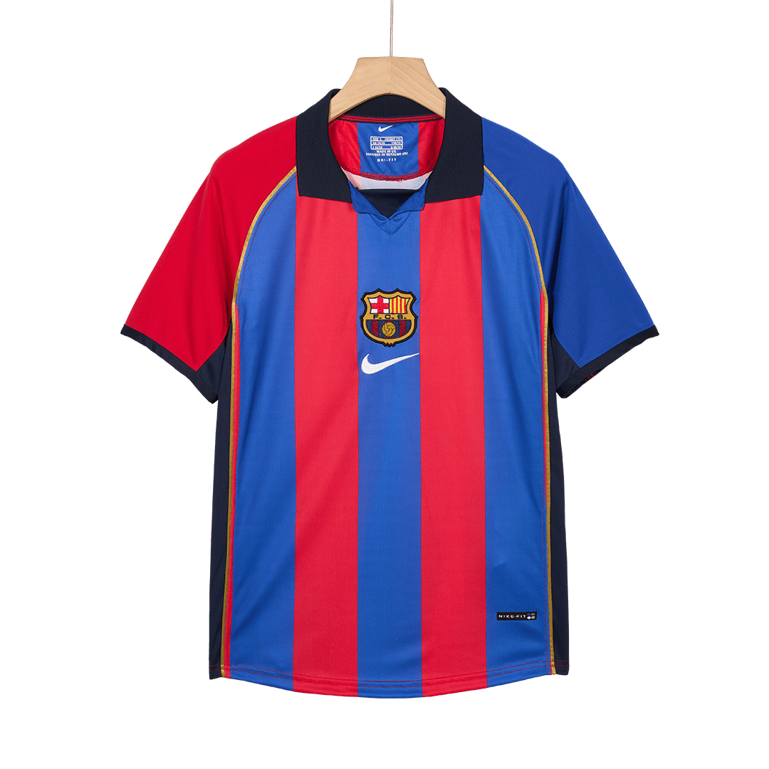 Vintage Soccer Jersey XAVI #6 Barcelona Home 2001/02