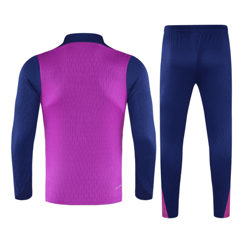 Barcelona 1/4 Zip Tracksuit 2025/26 Purple