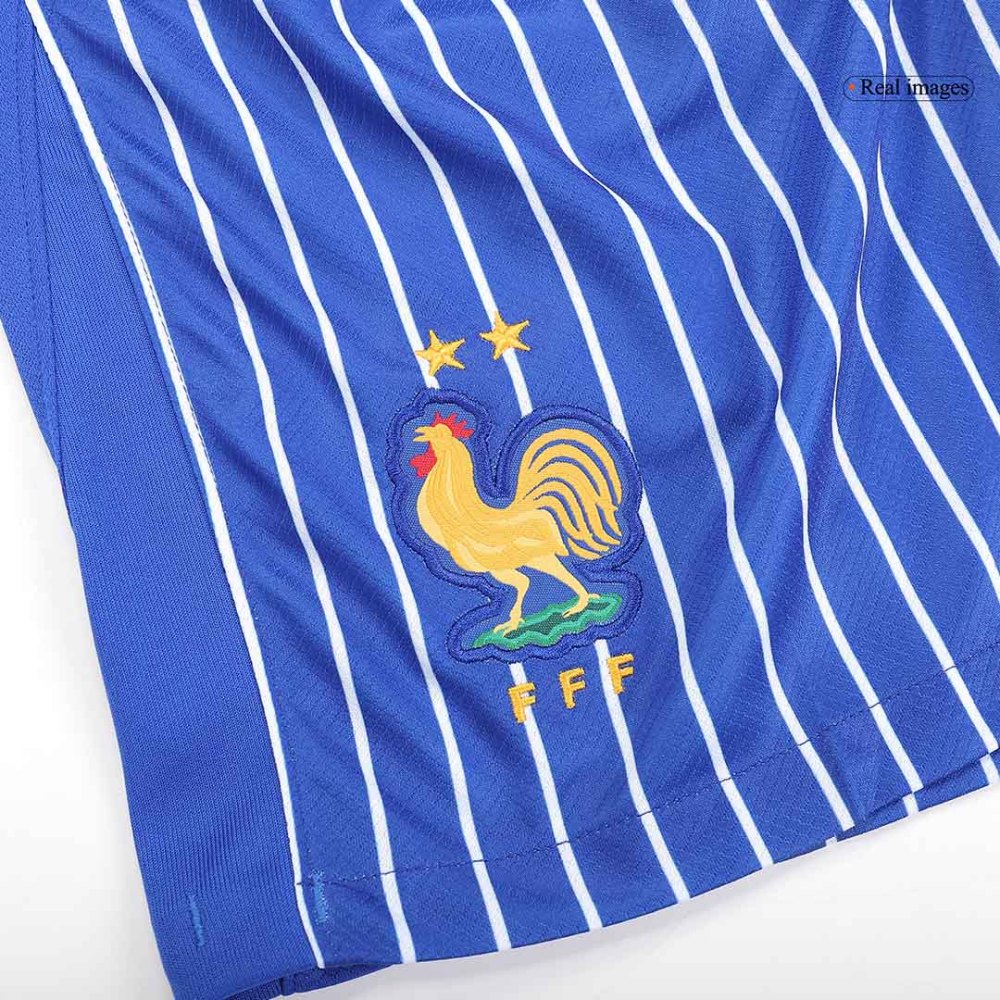France Away Soccer Shorts