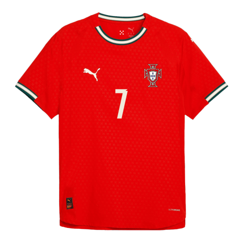 RONALDO #7 Portugal Home Authentic Soccer Jersey 2025