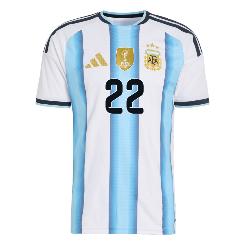 L.MARTÍNEZ #22 Argentina Home Player Version Jersey World Cup 2026