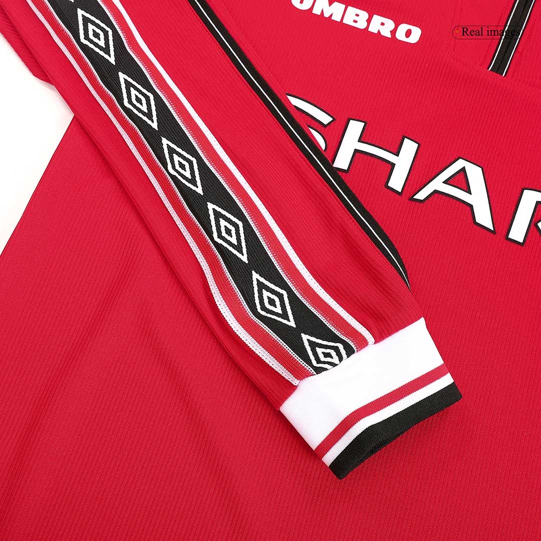 Vintage Soccer Jersey Manchester United Home Long Sleeve 1998/99