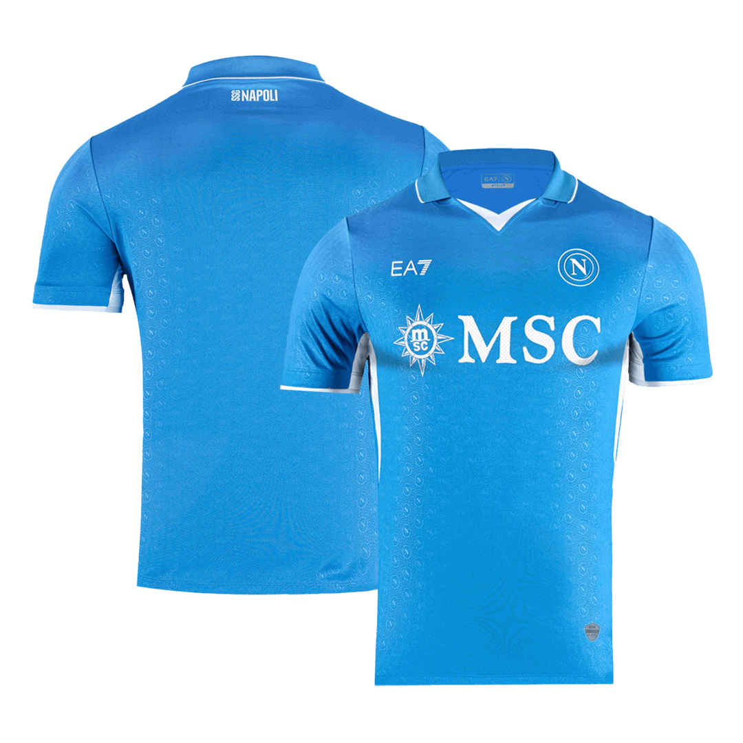 Napoli Home Authentic Soccer Jersey
