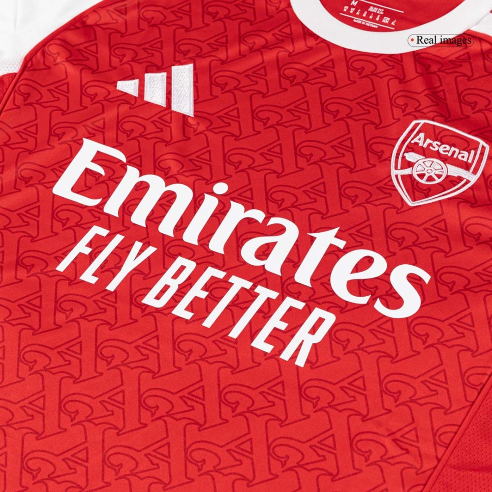 RICE #41 Arsenal Home Soccer Jersey 2025/26