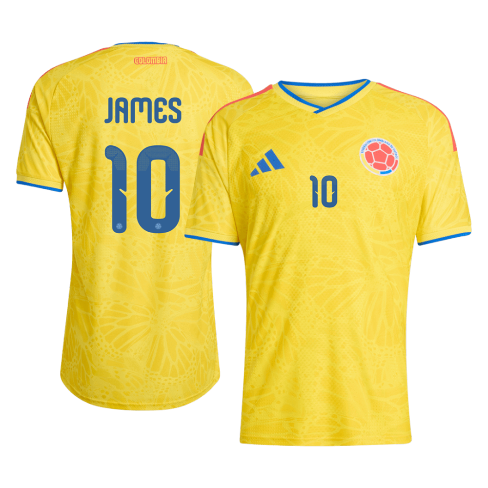 JAMES #10 Colombia Home Player Version Jersey World Cup 2026