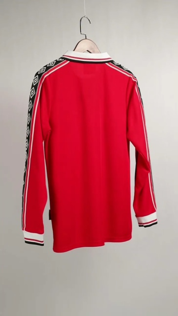 Vintage Soccer Jersey Manchester United Home Long Sleeve 1998/99