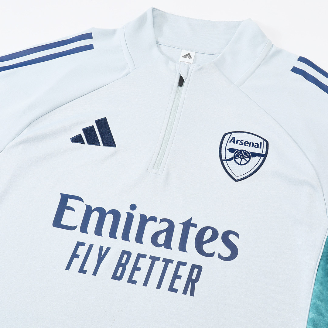 Arsenal 1/4 Zip Tracksuit 2025/26 White