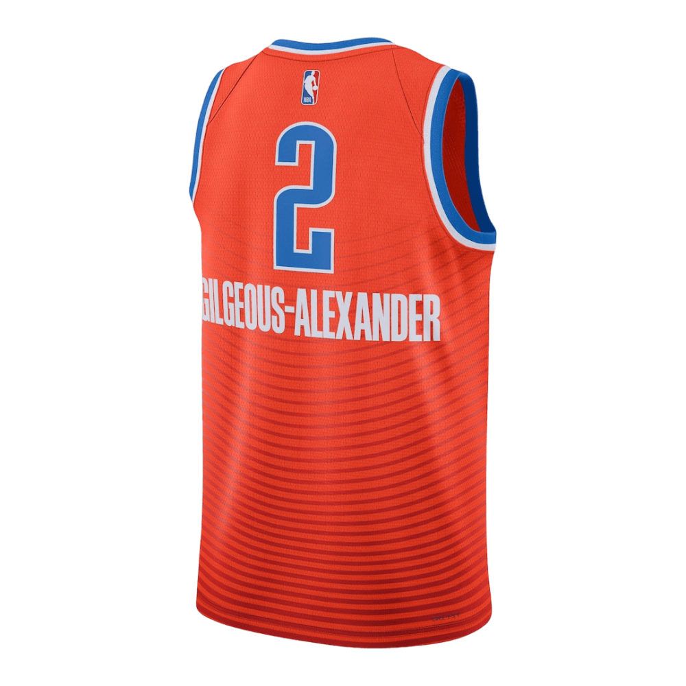Gilgeous-Alexander #2 Oklahoma City Thunder Swingman NBA Jersey - Statement Edition
