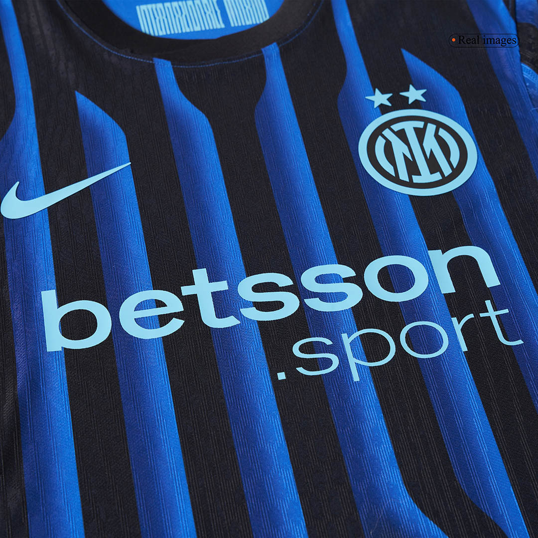 DUMFRIES #2 Inter Milan Home Authentic Soccer Jersey 2025/26