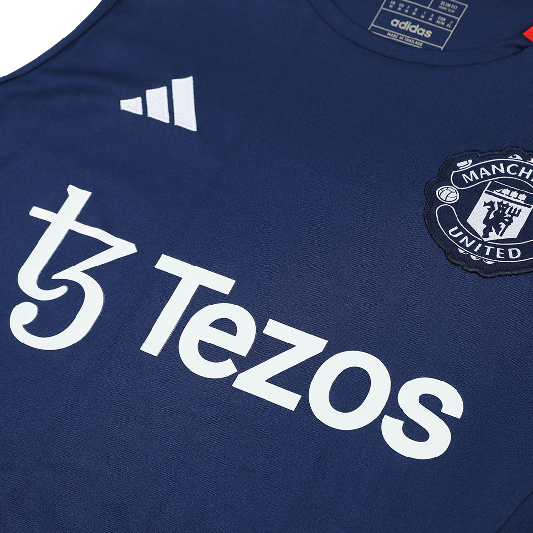 Manchester United Pre-Match Sleeveless Top Navy