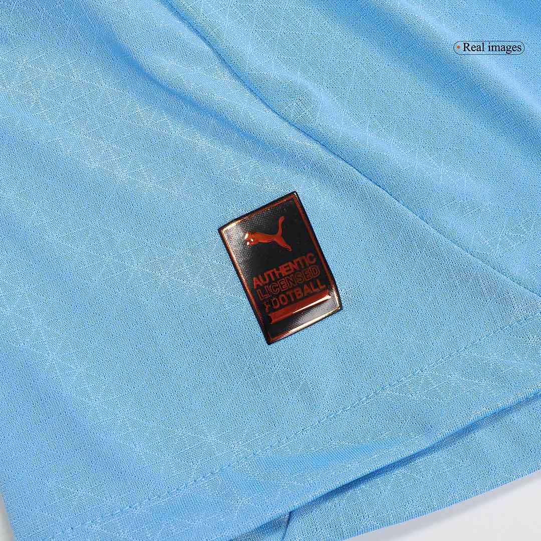 HAALAND #9 Manchester City Home Authentic Soccer Jersey - UCL