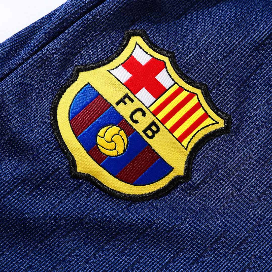 Barcelona 1/4 Zip Tracksuit 2025/26 Navy