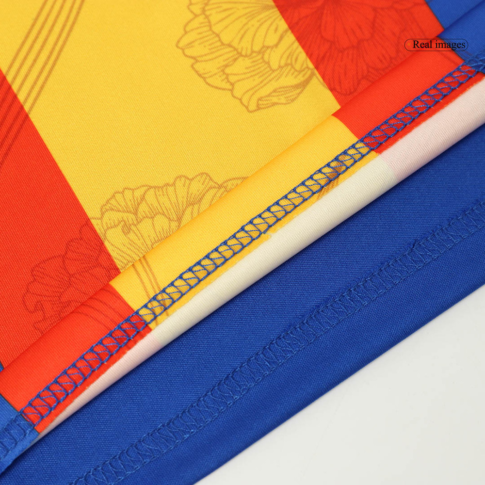 Spain Pre-Match Soccer Jersey EURO Blue
