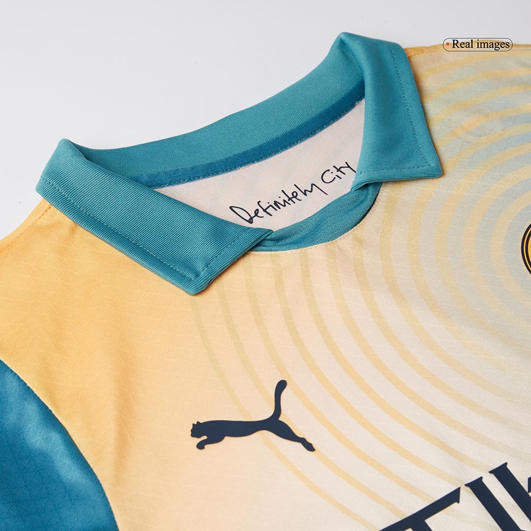 FODEN #47 Manchester City Fourth Away Authentic Soccer Jersey - Definitely City