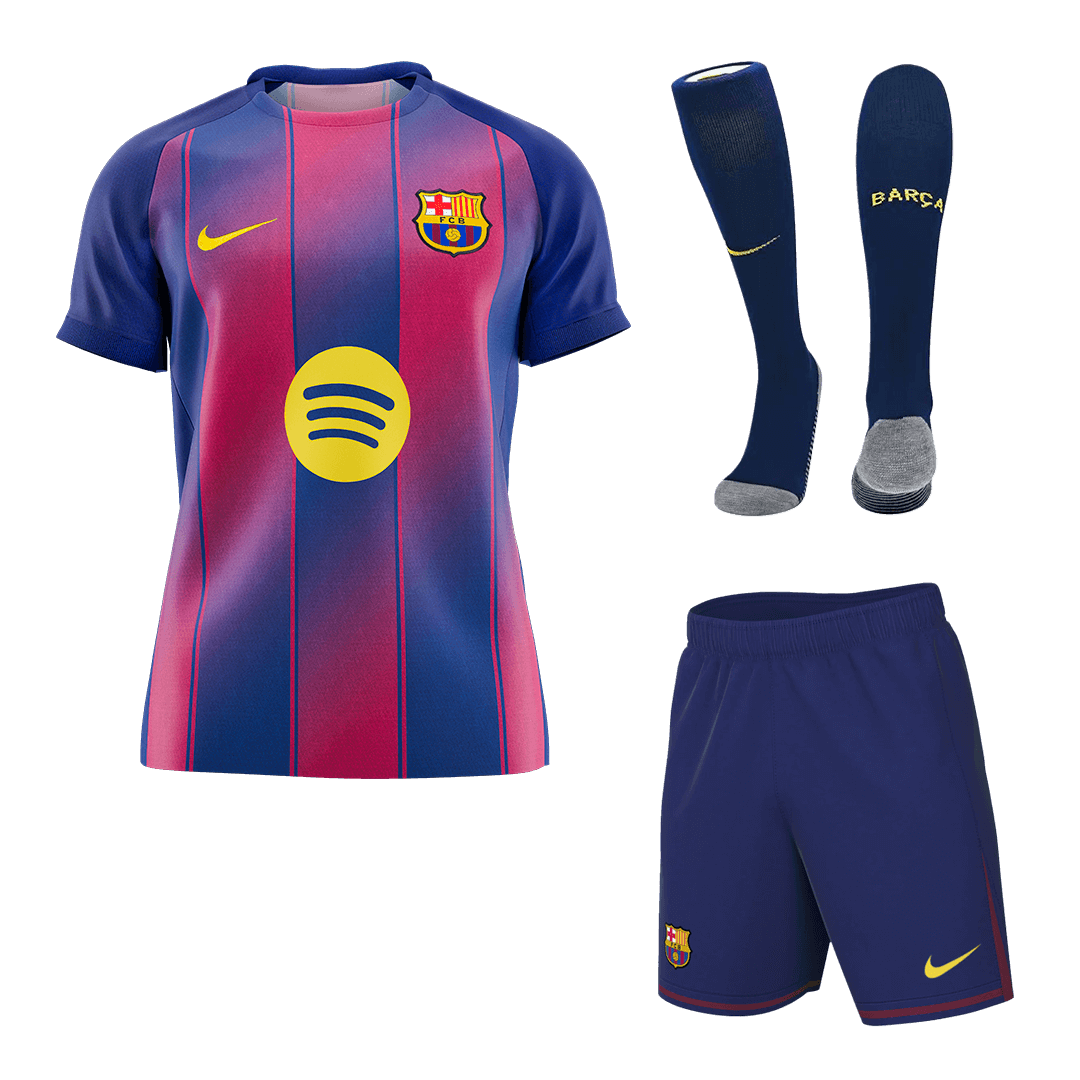 Barcelona Home Jerseys Full Kit 2025/26