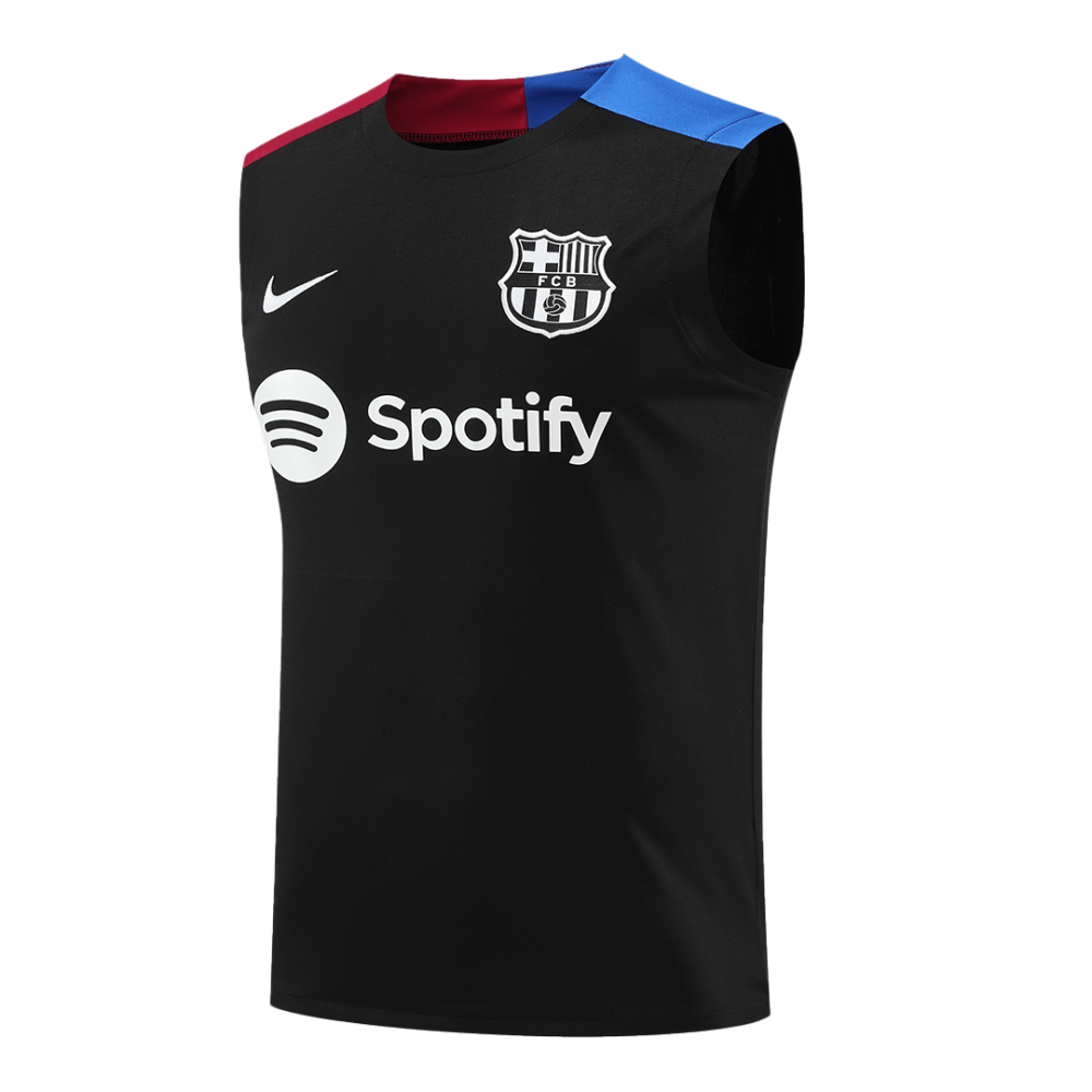 Barcelona Pre-Match Sleeveless Top Black