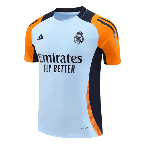Real Madrid Pre-Match Soccer Jersey Blue
