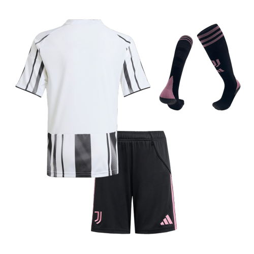 Juventus Home Kids Soccer Jerseys Full Kit 2025/26
