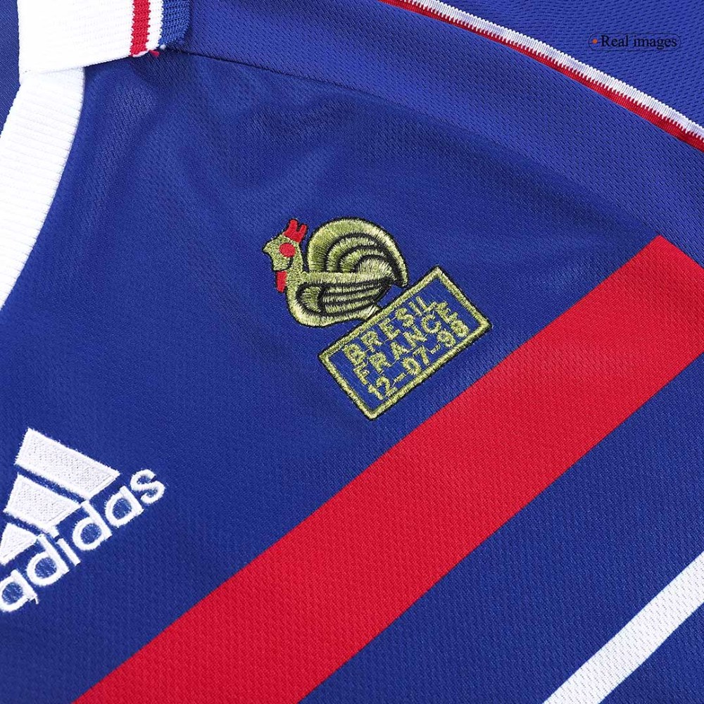 Vintage Soccer Jersey HENRY #12 France Home 1998