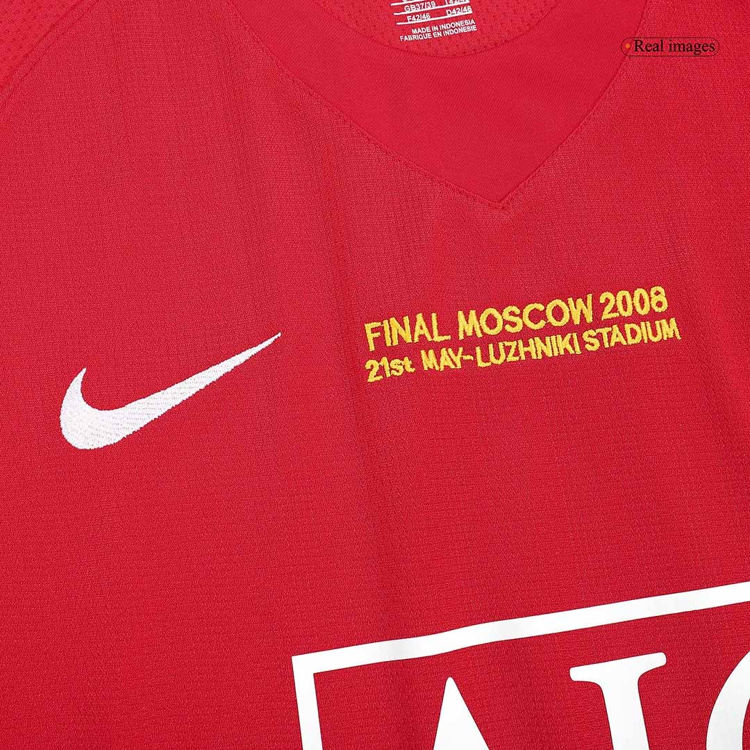 Vintage Soccer Jersey ROONEY #10 Manchester United Home 2007/08 - UCL Final