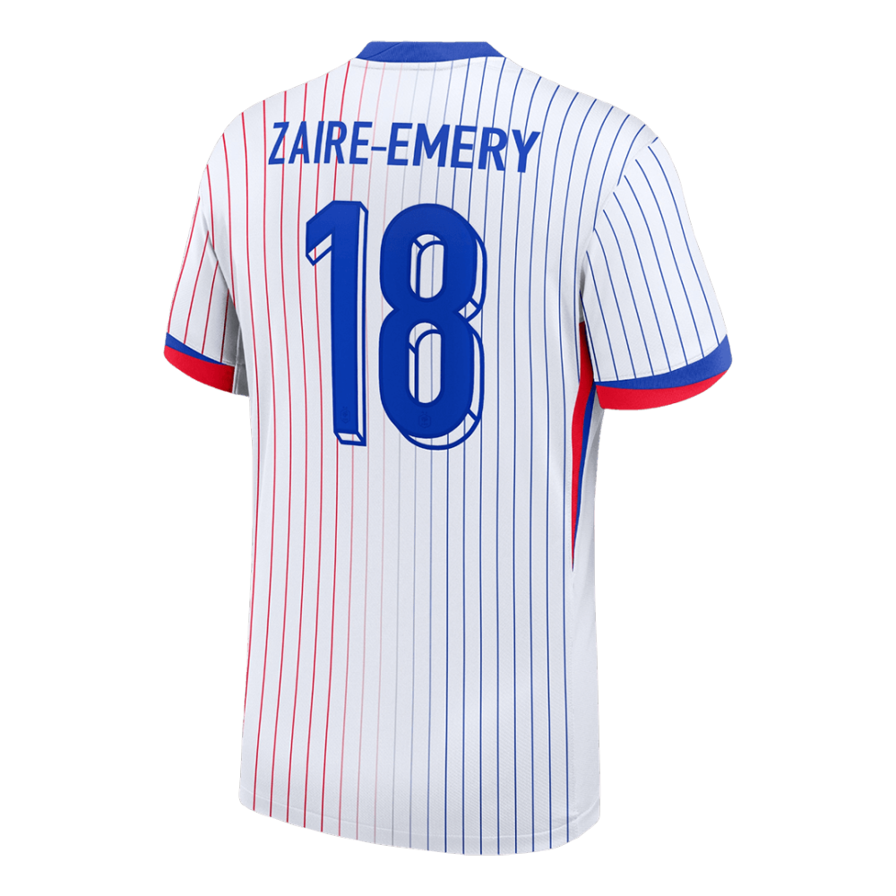 ZAIRE-EMERY #18 France Away Soccer Jersey