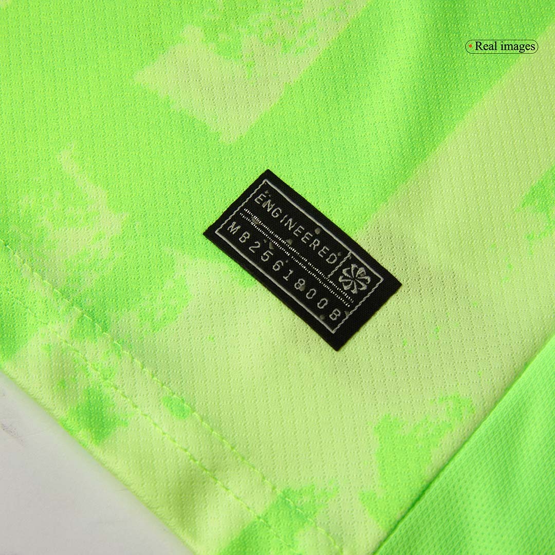 Barcelona Third Away Kids Soccer Jerseys Kit - UCL (Spotify Logo Without Text)
