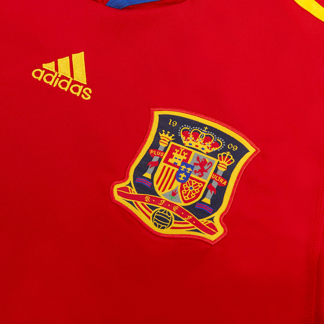 Vintage Soccer Jersey DAVID VILLA #7 Spain Home 2010