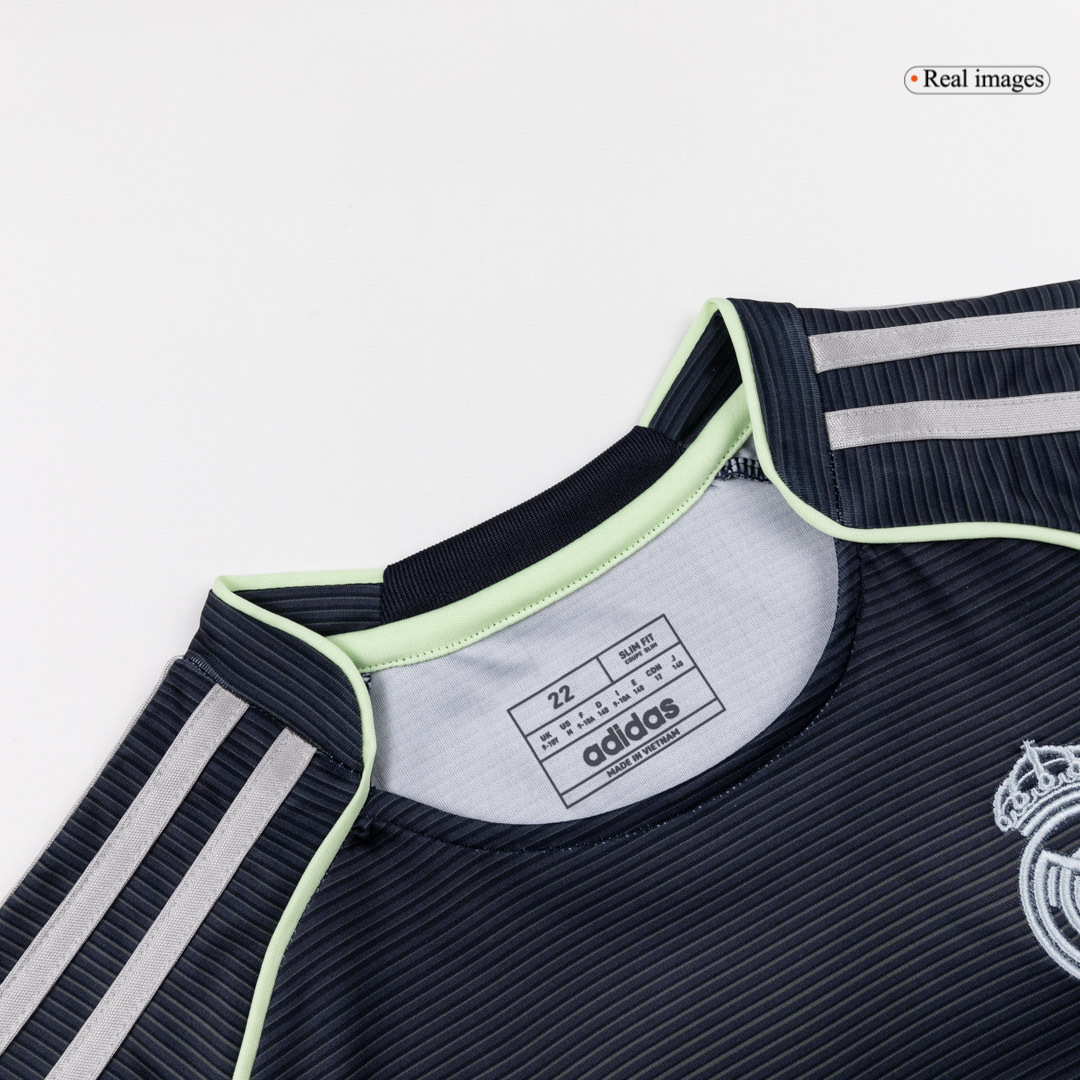 Real Madrid Away Kids Soccer Jerseys Kit 2025/26
