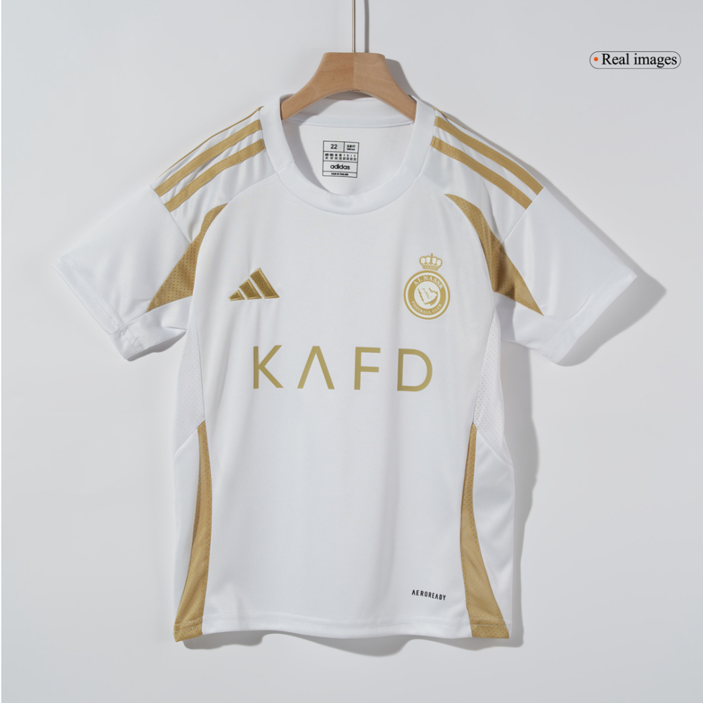 RONALDO #7 Al Nassr Third Away Kids Soccer Jerseys Kit