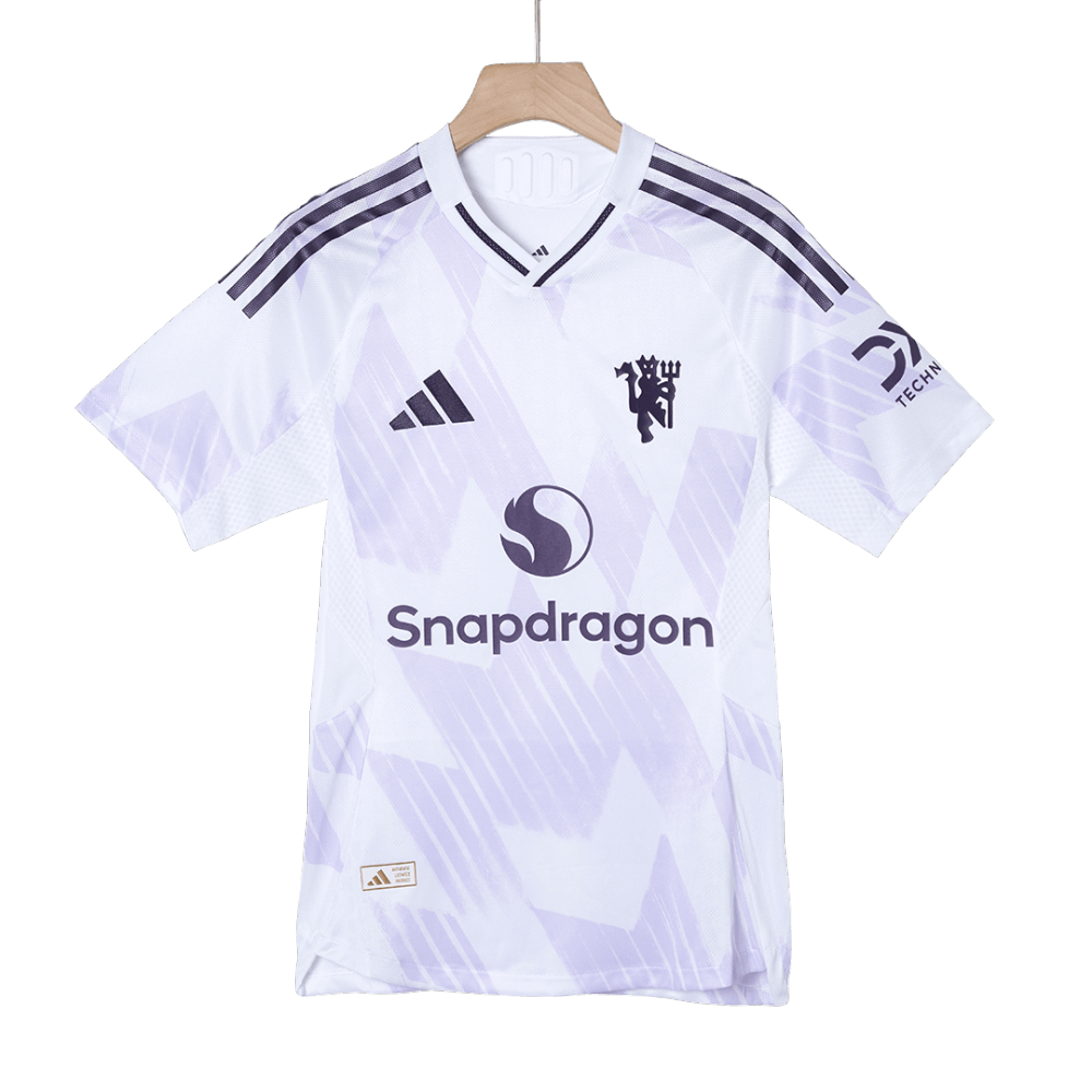 B.FERNANDES #8 Manchester United Away Authentic Soccer Jersey 2025/26