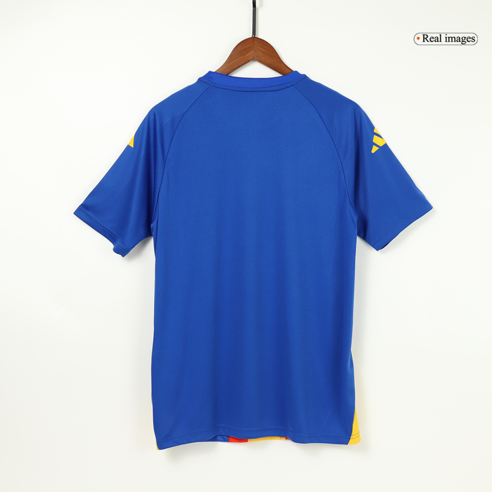 Spain Pre-Match Soccer Jersey EURO Blue