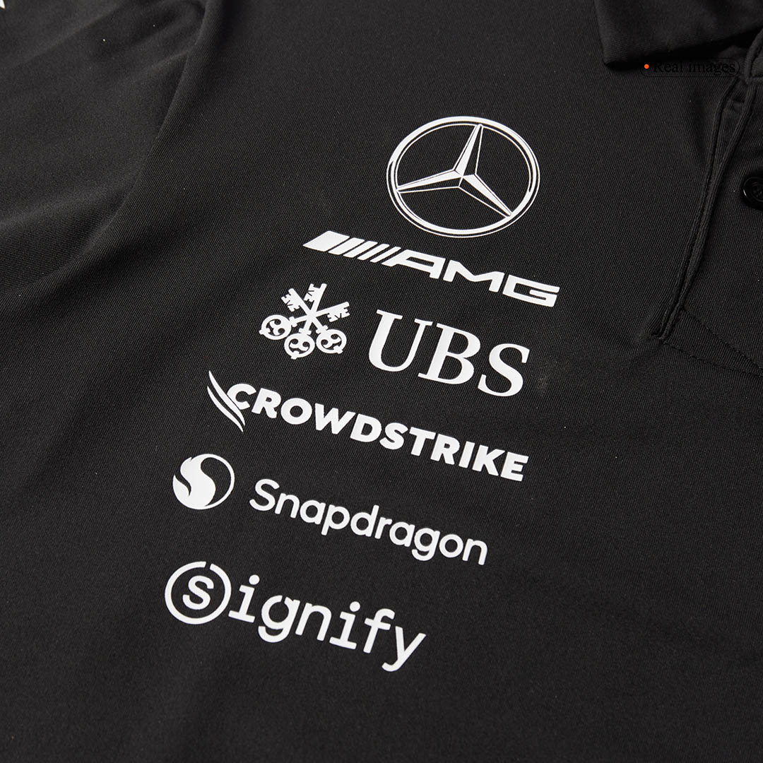 Mercedes AMG Petronas F1 2025 Team Polo Black