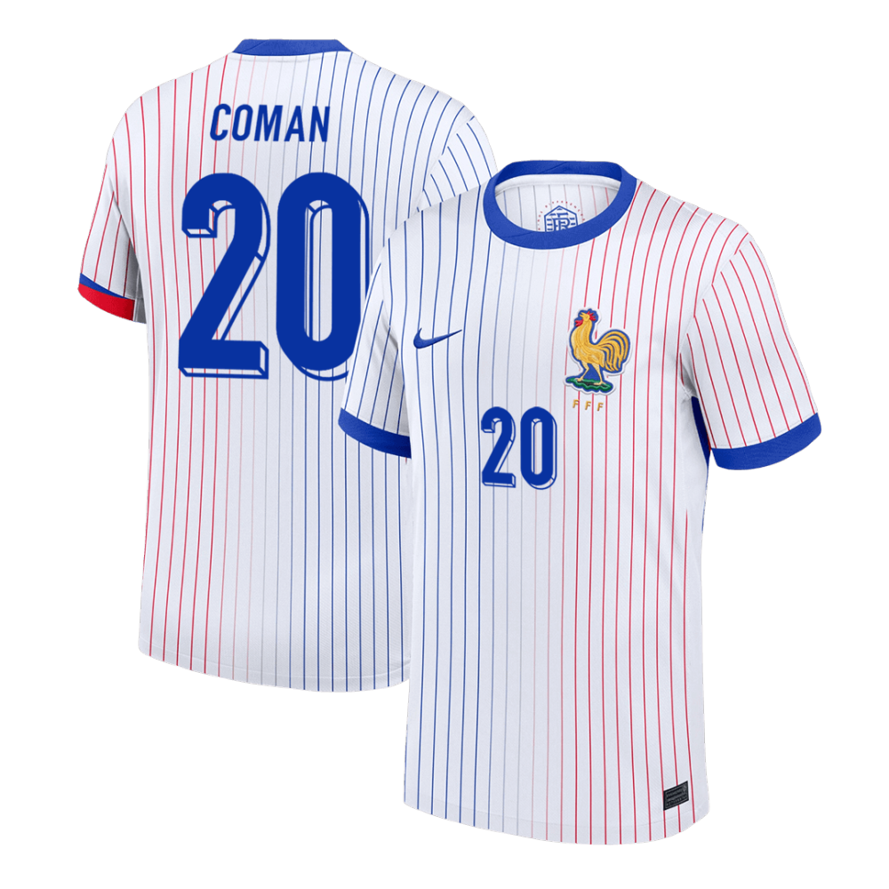 COMAN #20 France Away Soccer Jersey