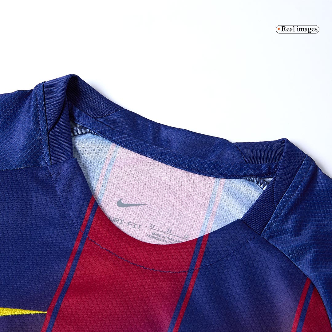 Barcelona Home Kids Soccer Jerseys Kit 2025/26