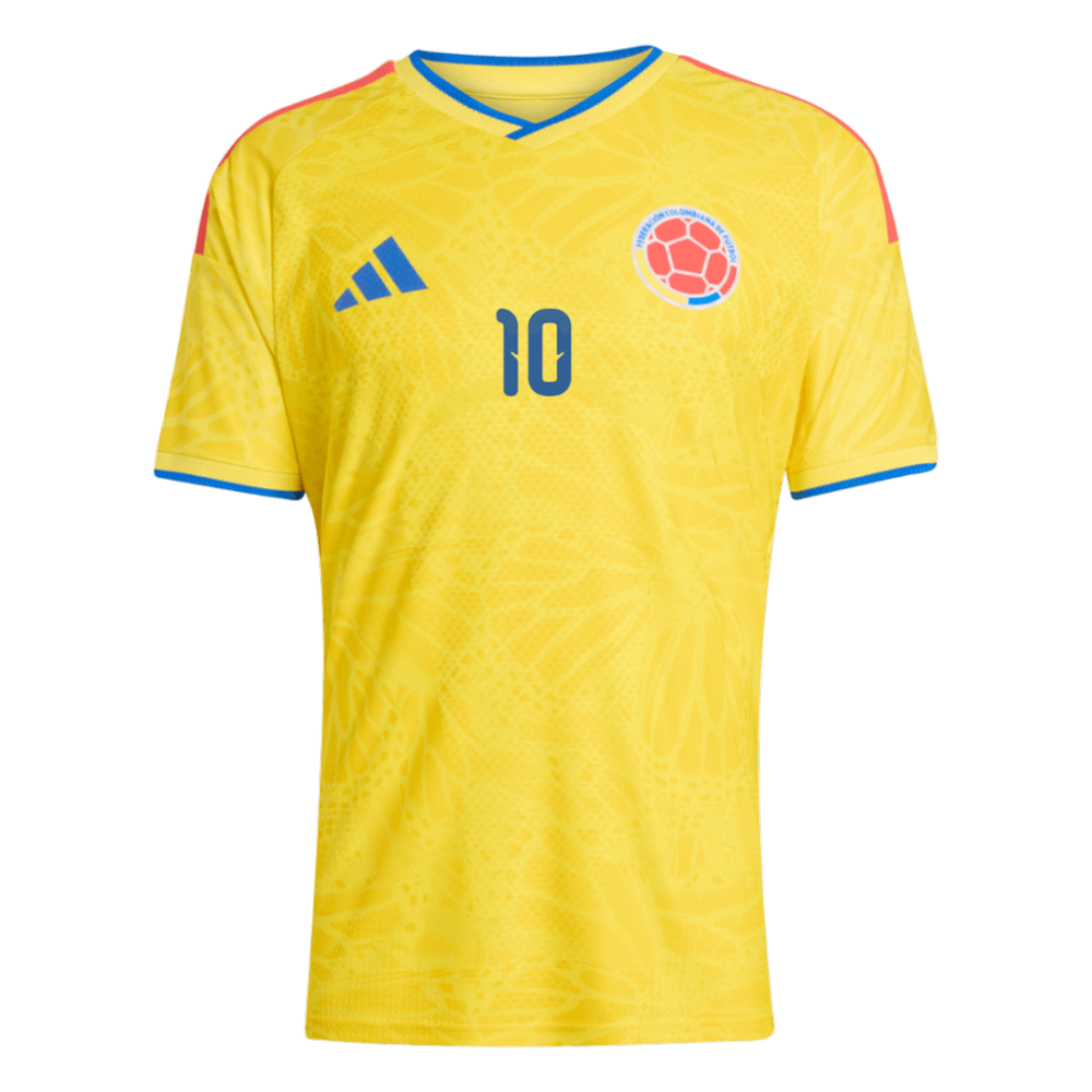JAMES #10 Colombia Home Player Version Jersey World Cup 2026