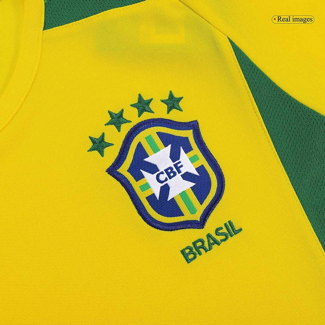 Vintage Soccer Jersey RONALDO #9 Brazil Home 2002/03