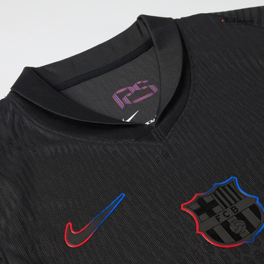 LAMINE YAMAL #19 Barcelona Away Authentic Soccer Jersey- UCL