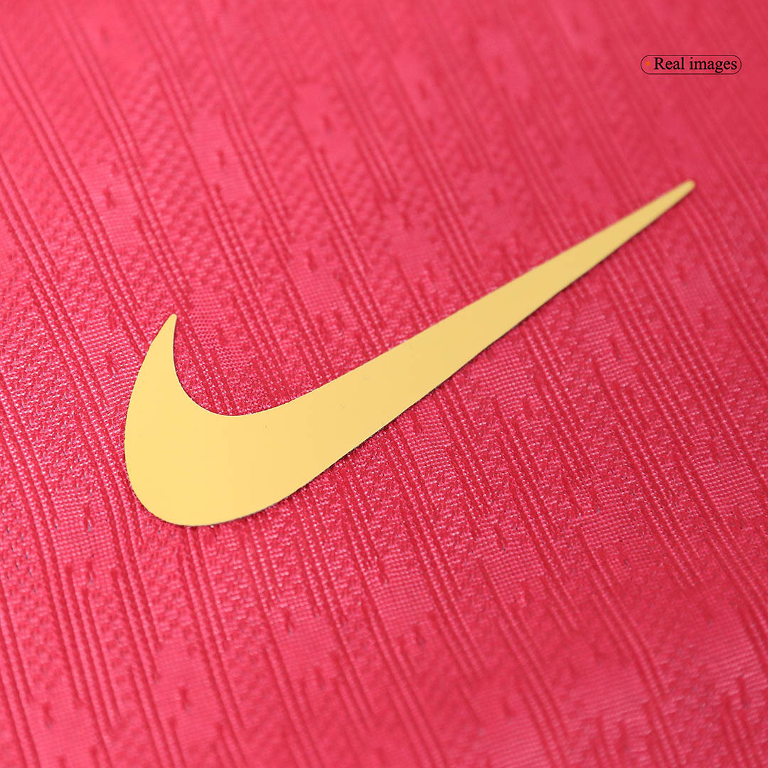LAMINE YAMAL #19 Barcelona Home Authentic Soccer Jersey Spotify Logo Without Text